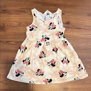 Disney Minnie Mouse Kids Dress - Peach and Black